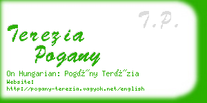 terezia pogany business card